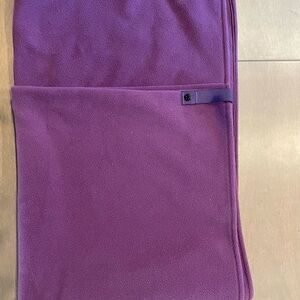 Lululemon Purple Fleece Vinyasa scarf